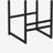 Upholstered Velvet Bar Stools Modern Dining Stools (Black & Gray, Set of 2)-1196671890-1196671891