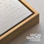 «Textured Geometric», reproduction encadrée sur toile-96985199-96985200