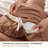 Bedsure Cotton Duvet Cover King - Luxury Slub Weave 100% Cotton Duvet Cover Set with a Linen Like Textured, Easy Change Durable Bedding Set 3 Pieces, Mocha Mousse, 104" x 90"-116727415-117060339