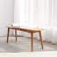 Banc de chambre à coucher Banc en bois Banc de salle à manger