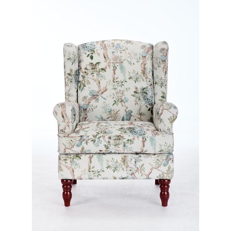 Upholstered Fabric Armchair