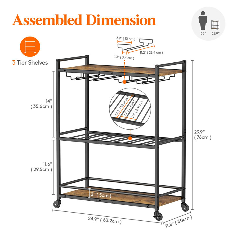 Anker 63.2cm Bar Cabinet