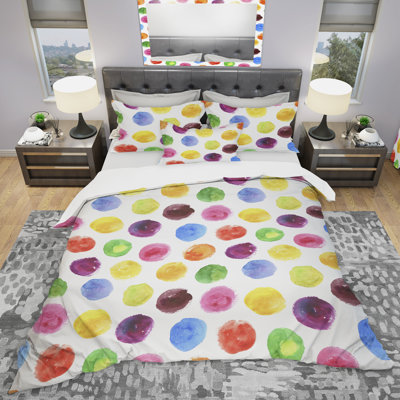 Ensemble de housse de couette moderne en microfibre blanche et moderne
