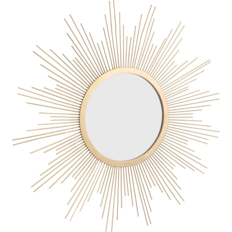 Glasser Metal Flat Wall Mirror