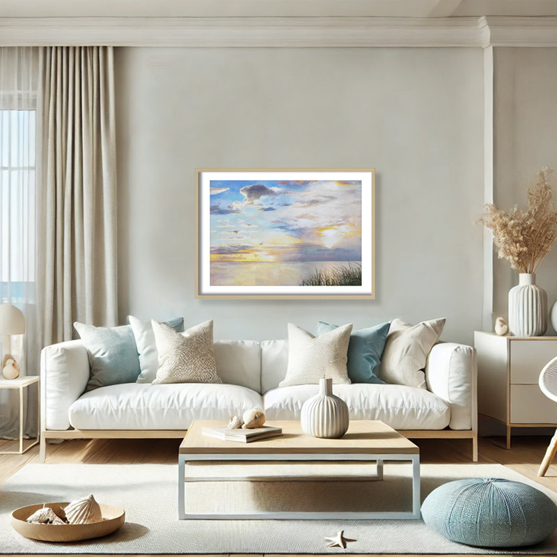 Nature Inspired A New Dawn by  - Picture Frame Painting, 16" H  x  24" W
