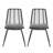 DEJA CHAIR,2PCS With 2 Cushions,Gray