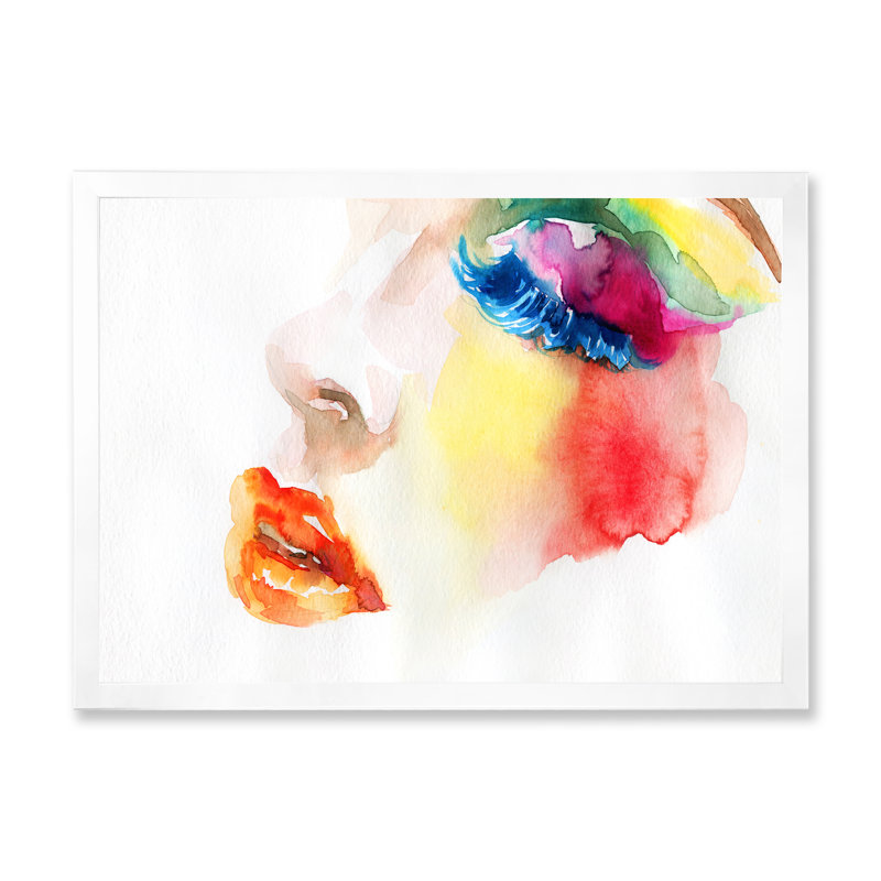 Art graphique sur toile Glam, Cadre photo blanc, H 36 po x l 24 po x P 1 po