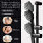 Système de douche à barre coulissante 12 po, ensembles de douche ronds, pomme de douche à pluie complète et combiné à 3 jets, fixation murale-105706882