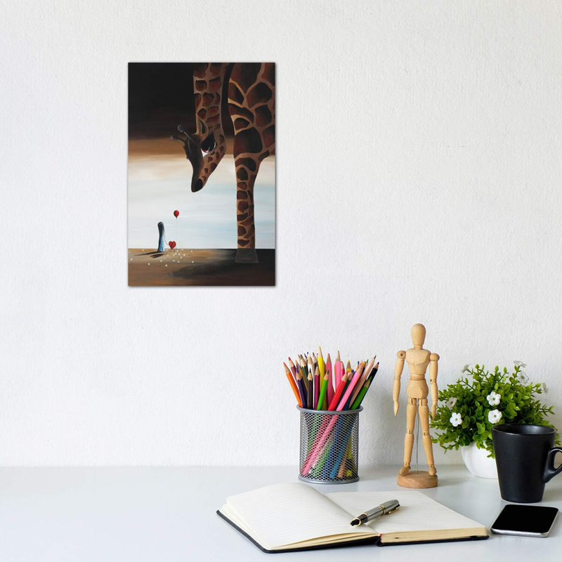 Stop To Love - Wrapped Canvas Print, 20.32 cm H x 30.48 cm W