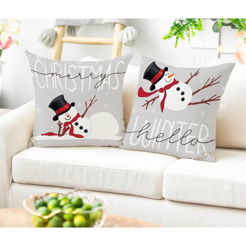 Grey Square Throw Cushion