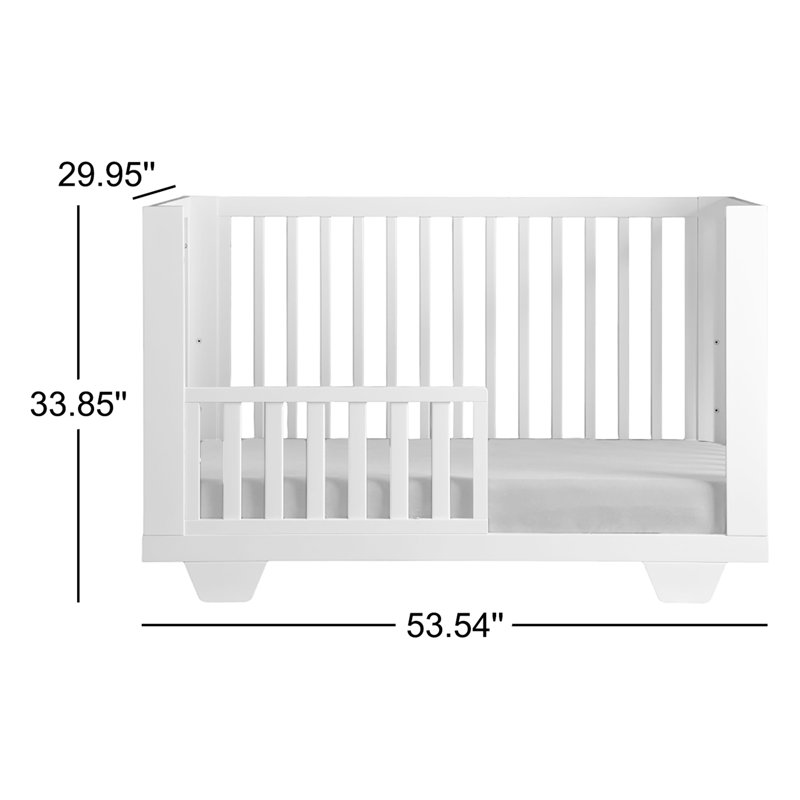 Spirit 8-in-1 Convertible Crib, White
