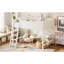 Lit mezzanine double avec garde-corps pleine longueur, lit mezzanine en bois massif avec échelles et vaste espace sous le lit, beige-1127596822-1127596825
