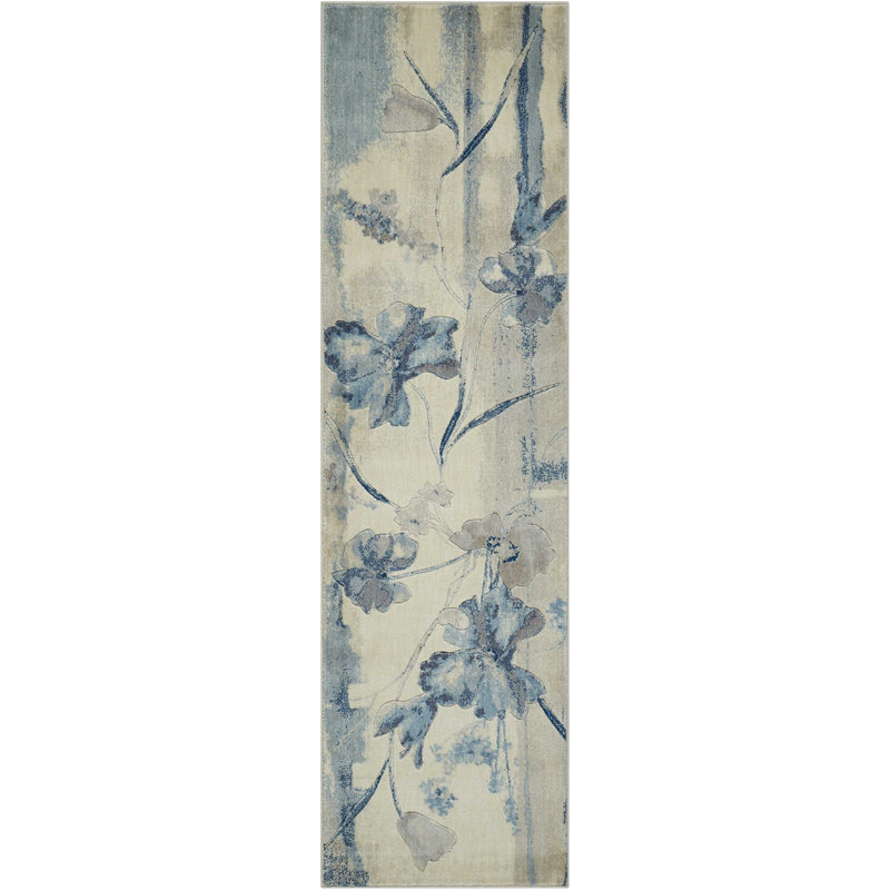 Floral Indoor Rug, Runner 2'3" x 8'