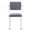 Chaise de bureau rembourrée à dossier ouvert
