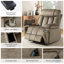 Fauteuil inclinable électrique massant et surdimensionné avec appui-tête réglable Mechtildis-113022508