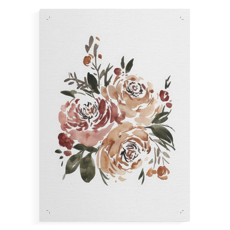 «Spring Fling Bouquet I», impression sur toile seulement - non encadrée, H 18 po x l 12 po