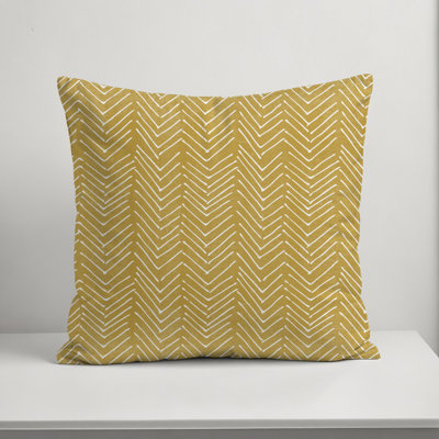Chevron Outdoor Reversible Throw Pillow