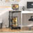 24" Computer Tower Stand with Power Outlet-1368619151