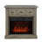 Fahrettin 32" W Solid Wood Electric Fireplace TV Stand