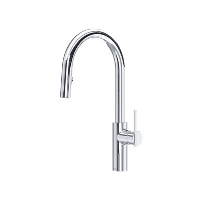 Robinet de cuisine latéral rétractable avec bec en C