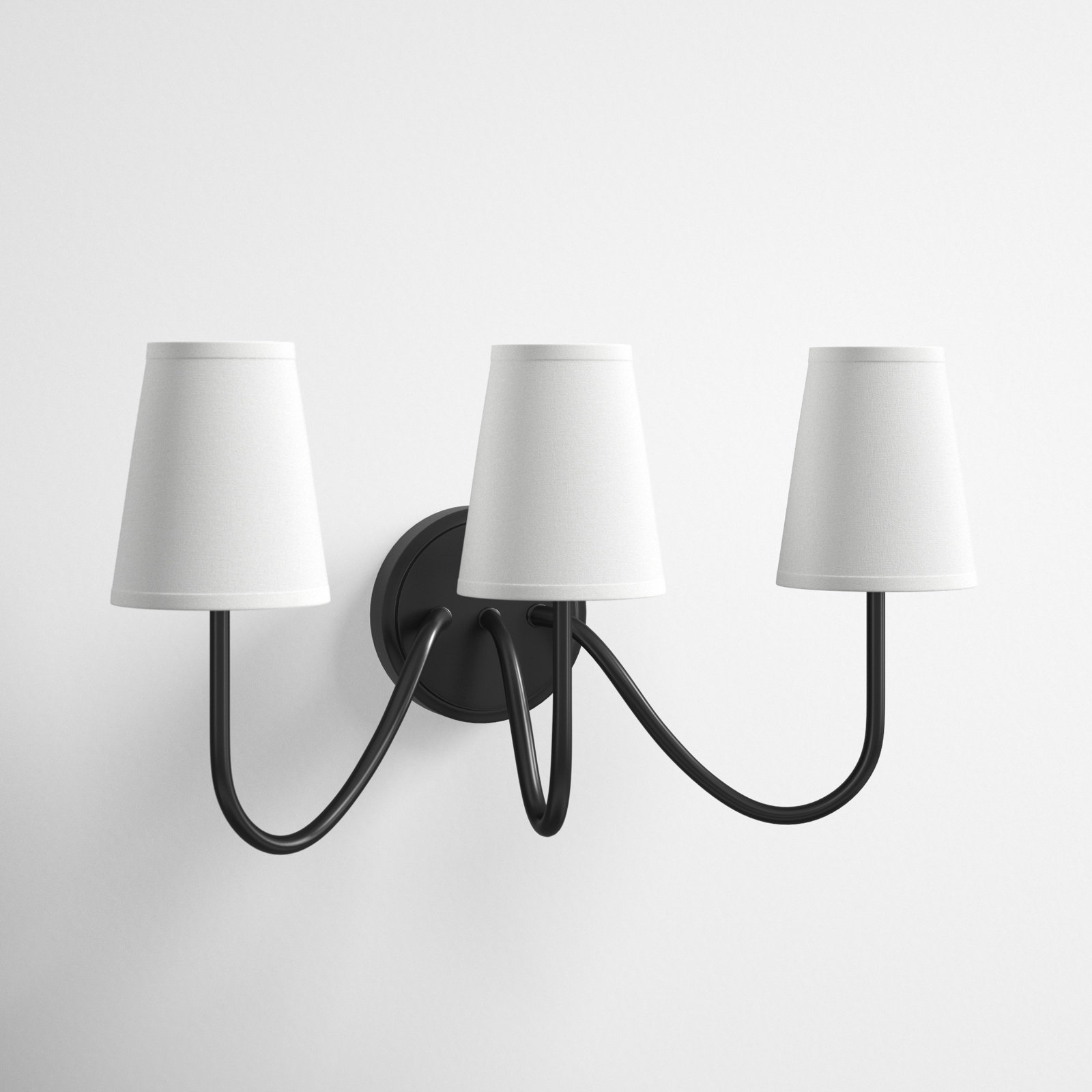 Mariposa 3-Light Dimmable Armed Sconce, Oil Rubbed Bronze
