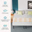 Structure de lit Structure de lit pliante en métal Structure de lit robuste en acier Structure de lit plateforme en acier moderne sans sommier nécessaire pour la maison Chambre à coucher Salon Maison d'amis-2058481880