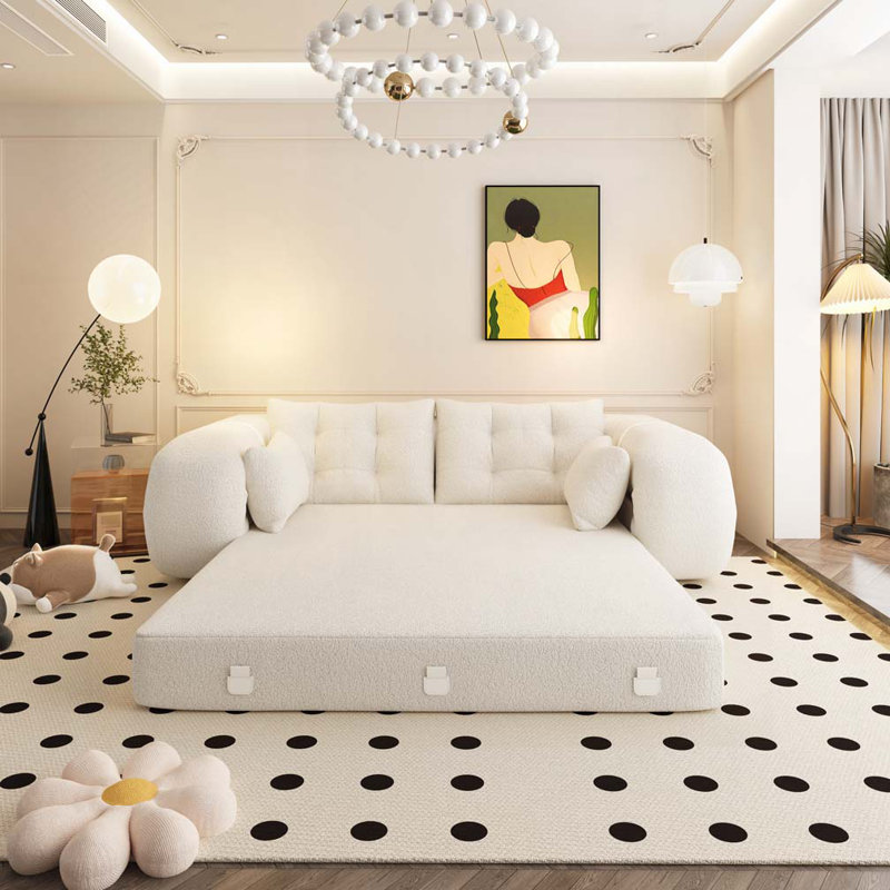 Canapé-lit Teddy, Beige