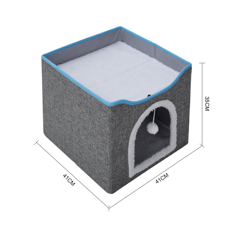Culbertson Felt Nest Pet Bed, Dark Grey