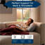 Ergonomic Neck Pillow with Curved Design, Soft Hollowfibre Filling for Neck & Shoulder Support