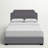 Upholstered Metal Platform Bed-981356870-981356868