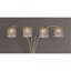 Lampe arquée de luxe à conception multi-têtes 1pc