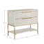 Riggs 2 - Drawer Iron Nightstand