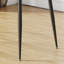 Table de salle à manger en verre avec pieds en métal noir, plateau trempé, pouvant accueillir de 4 à 6 personnes, facile à entretenir et à assembler, pour diverses pièces Construction stable de 4 à 6 personnes, assemblage propre, différent-280367916-286949171