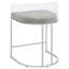 Tabourets gris et chromés (ensemble de 2)-700626051