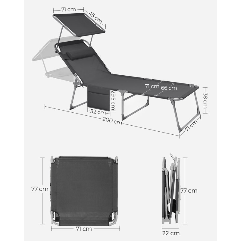 Guila 200cm Long Single Chaise