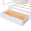 Lit superposé blanc avec tiroirs et garde-robe pour une chambre à coucher Options de rangement en bois massif - Rehaussez votre décor-1211728067