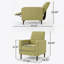 Canapé inclinable en tissu Mid-Century-347266298