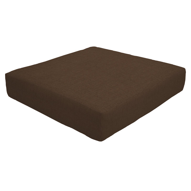 Coussin de repose-pieds sunbrella intérieur/extérieur couteaux edge, H 5 po x l 24 po x P 24 po