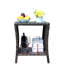 Table basse pour patio avec verre trempé brun-1284858453