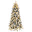 Arbre de Noël mince enneigé 8 pi avec 950 embouts en PE et PVC de qualité supérieure, lumières à DEL blanc chaud 350 W, arbre de Noël artificiel mince et facile à assembler pour la maison, le coin et un endroit étroit-285963810