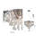 Transitional 5 Light Crystal Chandelier