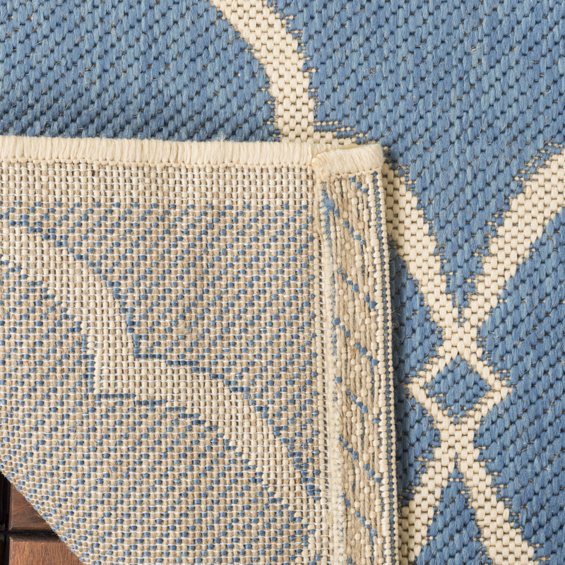 Adler Performance Geometric Indoor/Outdoor Area Rug, Rectangle 6'7" x 9'2"