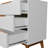 Rio Modern 6-drawer Dresser With Built-in Handles And Wooden Base-1101332306