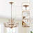 Flavia 4-light Crystal Beaded 9-Branch Chandelier