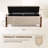 47'' Modern Storage Ottoman Benches with Walnut Wood Legs-1151697871