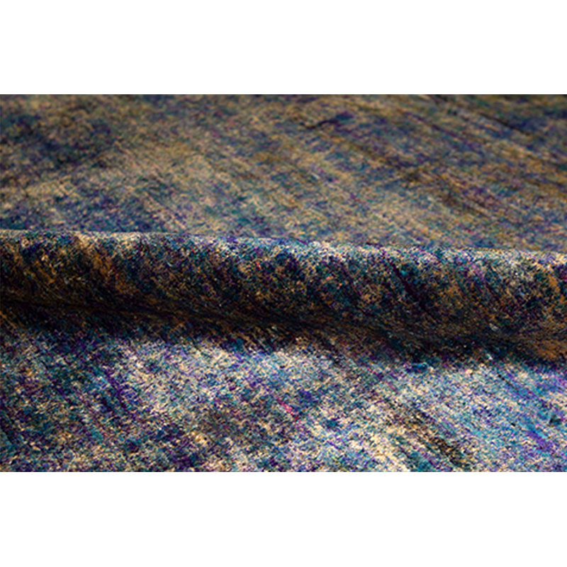 Silk Area Rug in Blue
