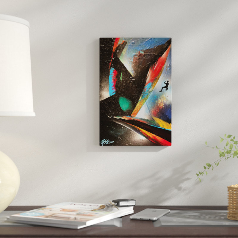 « mount brushmore », impression sur toile, H 12 po x l 8 po x P 0,75 po, Toile tendue, Pas de tapis
