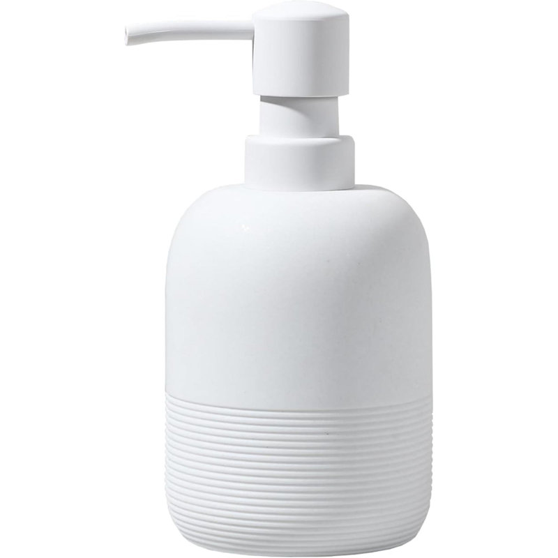 Soap Dispenser White,Hand Soap Lotion Dispenser For Bathroom Countertop,Soap Dispenser For Kitchen Sink., White