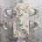 Simple Rectangular White Rock Slab Dining Table-103418841
