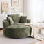 Fauteuil demi-tonneau pivotant en chenille-332416681